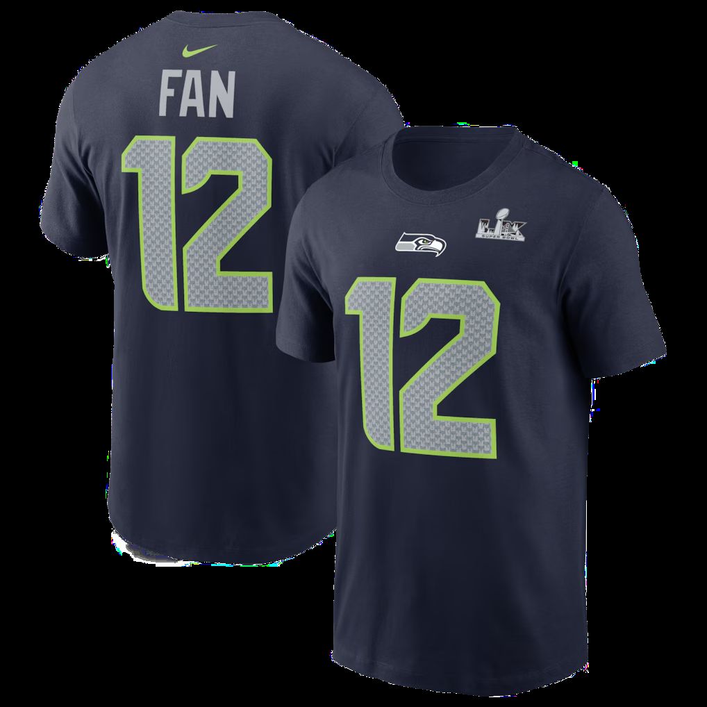 Men 2026 NFL Seattle Seahawks T-shirt blue 05->seattle seahawks->NFL Jersey